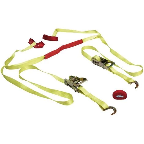 Système Darrimage Pour Moto LAS 10323 (L X L) 2.5 M X 25 Mm - Jaune 1 Système Darrimage Pour Moto LAS 10323 (L X L) 2.5 M X 25 Mm - Jaune