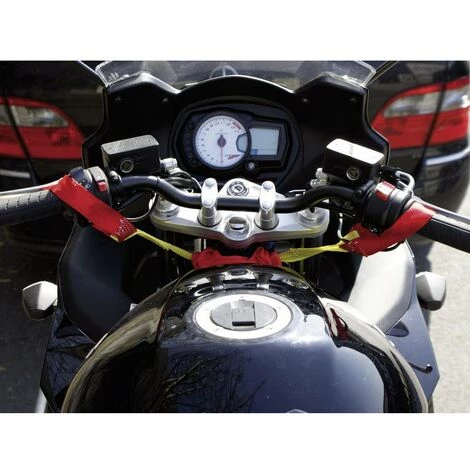 Système Darrimage Pour Moto LAS 10323 (L X L) 2.5 M X 25 Mm - Jaune 2 Système Darrimage Pour Moto LAS 10323 (L X L) 2.5 M X 25 Mm - Jaune – Image 2