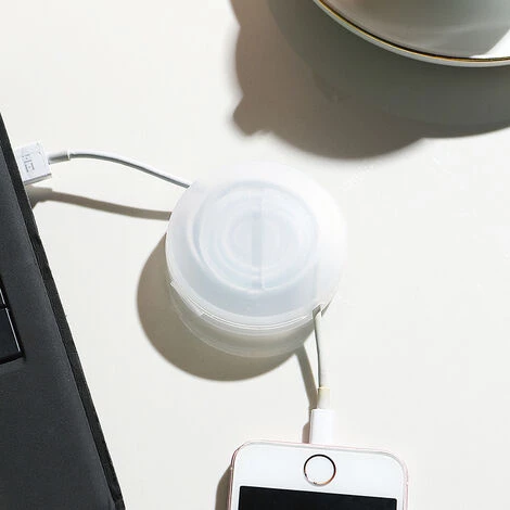 ILOVEMILAN Enrouleurs De Câble, Enrouleur De Gestion De Câble Compact à Enrouleur Vide, étui Organisateur De Cordon Rétractable Pour Câble USB (orange) 3 ILOVEMILAN Enrouleurs De Câble, Enrouleur De Gestion De Câble Compact à Enrouleur Vide, étui Organisateur De Cordon Rétractable Pour Câble USB (orange) – Image 3