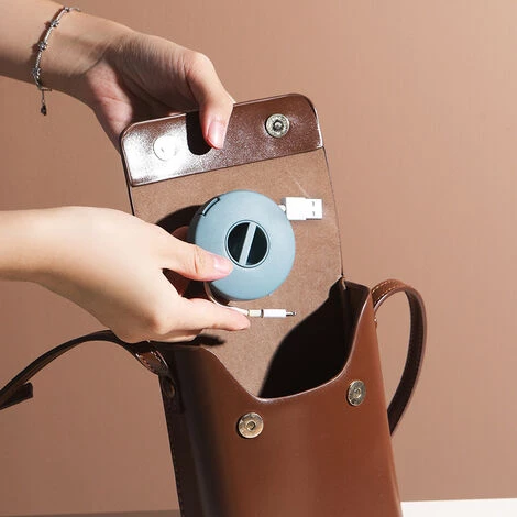 ILOVEMILAN Enrouleurs De Câble, Enrouleur De Gestion De Câble Compact à Enrouleur Vide, étui Organisateur De Cordon Rétractable Pour Câble USB (orange) 4 ILOVEMILAN Enrouleurs De Câble, Enrouleur De Gestion De Câble Compact à Enrouleur Vide, étui Organisateur De Cordon Rétractable Pour Câble USB (orange) – Image 4