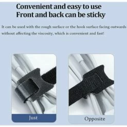 FR-LIFE BR-Vie 100 Pièces Serre-câbles, Réutilisable Serre Cable En Nylon, Reglable Sangles Câbles En Crochet Et Boucle Pour Cordes Et Gestion Des Câbles 15cm, Noir 9 FR-LIFE BR-Vie 100 Pièces Serre-câbles, Réutilisable Serre Cable En Nylon, Reglable Sangles Câbles En Crochet Et Boucle Pour Cordes Et Gestion Des Câbles 15cm, Noir -Treuil, cric, palan et accessoires Soldes Boutique 58069111 5