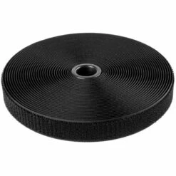 FR-LIFE Sangles De Câble,BR-Vie Attaches De Câble 25M, Bande Réutilisable, Serres Cables Ruban De Fixation Bande à Crochet Boucle Auto-Agrippant Organisateur Pour Cordes Et Câble Electrique(Noir) -Treuil, cric, palan et accessoires Soldes Boutique 58069271 4