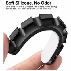 ILOVEMILAN Pinces Pour Câbles Organisateur De Gestion Des Câbles, Crochets Adhésifs, Support De Câble Pour Câbles D'alimentation Et Câbles Pour Accessoires De Charge, Câble De Souris, PC, Bureau Et Maison (7) -Treuil, cric, palan et accessoires Soldes Boutique 58072125 5