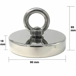 LTS FAFA Aimant Néodyme Super Puissant 300kg Idéal Pour La Pêche Magnétique Ø 90mm Avec Boucle Métal Néodyme 7 LTS FAFA Aimant Néodyme Super Puissant 300kg Idéal Pour La Pêche Magnétique Ø 90mm Avec Boucle Métal Néodyme -Treuil, cric, palan et accessoires Soldes Boutique 58255152 3