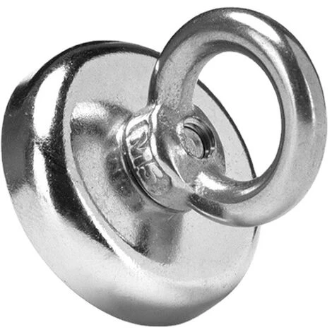 LTS FAFA Aimant Néodyme Super Puissant 300kg Idéal Pour La Pêche Magnétique Ø 90mm Avec Boucle Métal Néodyme 4 LTS FAFA Aimant Néodyme Super Puissant 300kg Idéal Pour La Pêche Magnétique Ø 90mm Avec Boucle Métal Néodyme – Image 4