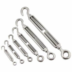 MACARON M4/M5/M6/M8 Tendeur Crochet Et œil En Acier Inoxydable 304 - Lot De 4 LO-Ron