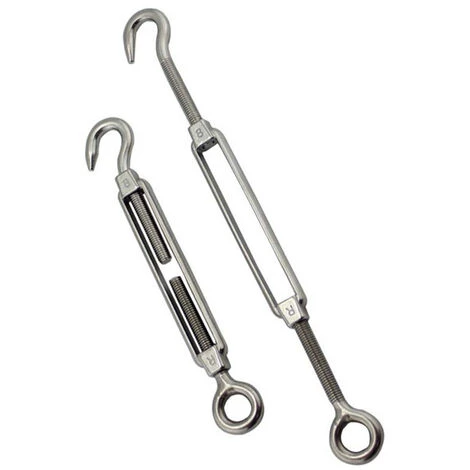 MACARON M4/M5/M6/M8 Tendeur Crochet Et œil En Acier Inoxydable 304 - Lot De 4 LO-Ron 2 MACARON M4/M5/M6/M8 Tendeur Crochet Et œil En Acier Inoxydable 304 - Lot De 4 LO-Ron – Image 2