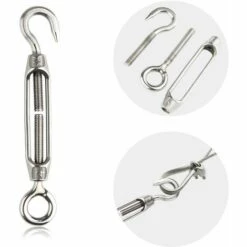 MACARON M4/M5/M6/M8 Tendeur Crochet Et œil En Acier Inoxydable 304 - Lot De 4 LO-Ron 8 MACARON M4/M5/M6/M8 Tendeur Crochet Et œil En Acier Inoxydable 304 - Lot De 4 LO-Ron -Treuil, cric, palan et accessoires Soldes Boutique 58260805 4