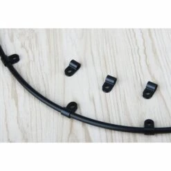 MACARON Serre-câble R-type Attache Organisateur Gestion Fil électrique Noir（30pcs） LO-Ron -Treuil, cric, palan et accessoires Soldes Boutique 58260817 5