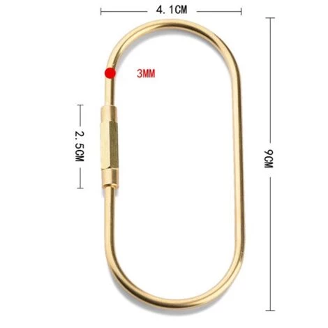 MACARON Grande Taille Mousqueton De Verrouillage En Acier Inoxydable Maillon Rapide Connecteur De Chaîne Porte-clé Boucle Vis De Verrouillage Anneaux (2 Pièces)LO-Ron 3 MACARON Grande Taille Mousqueton De Verrouillage En Acier Inoxydable Maillon Rapide Connecteur De Chaîne Porte-clé Boucle Vis De Verrouillage Anneaux (2 Pièces)LO-Ron – Image 3