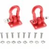 MACARON Boucle De Remorque RC Voiture, Manille RC Sauvetage Verrouillage Accessoire Pour Modèle De Voiture D'escalade RC Crawler(Rouge)LO-Ron