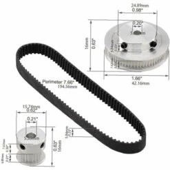 ALMI 2gt Synchrone Roue 20 60 Dents Bore En Aluminium Poulie Synchrone Gt2 Courroie Système De Poulie 8 ALMI 2gt Synchrone Roue 20 60 Dents Bore En Aluminium Poulie Synchrone Gt2 Courroie Système De Poulie -Treuil, cric, palan et accessoires Soldes Boutique 58632976 4