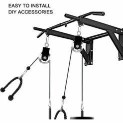 FLYME Poulie De Poulie, Poulie De Corde De 90 Mm Avec élingue Et Crochet En D, Pivotant à 360 °, Pour Système De Poulie LAT, équipement De Gymnastique à Domicile 9 FLYME Poulie De Poulie, Poulie De Corde De 90 Mm Avec élingue Et Crochet En D, Pivotant à 360 °, Pour Système De Poulie LAT, équipement De Gymnastique à Domicile -Treuil, cric, palan et accessoires Soldes Boutique 58772612 5