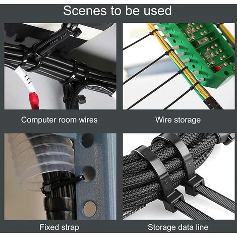 STARLIGHT SL.GT Supports De Base De Serre-Câbles Supports De Base Avec Attache-Câble Zip Tie Adhésifs Noir Auto-Adhésifs Supports De Base De Serre-Câbles 200 Pièces 4 STARLIGHT SL.GT Supports De Base De Serre-Câbles Supports De Base Avec Attache-Câble Zip Tie Adhésifs Noir Auto-Adhésifs Supports De Base De Serre-Câbles 200 Pièces – Image 4