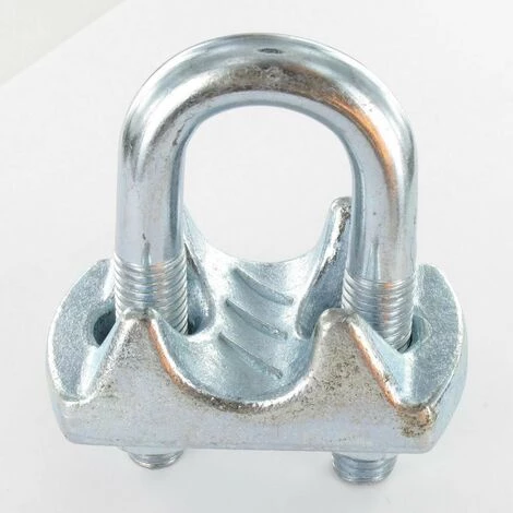 VIS EXPRESS SERRE CABLE Etrier Acier Zing Blanc Pour CABLE 18 | Conditionnement: 5 Pieces 1 VIS EXPRESS SERRE CABLE Etrier Acier Zing Blanc Pour CABLE 18 | Conditionnement: 5 Pieces