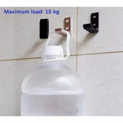 TRIOMPHE 3Pcs Crochet De Suspension Mural En Alliage D'Aluminium Patères Pliables à 90 °, Crochet Pliant Crochet De Porte-Manteau Pliable Vis Pour Bureau, Cuisine, Chambre (Noir)T-Audace -Treuil, cric, palan et accessoires Soldes Boutique 59401025 4