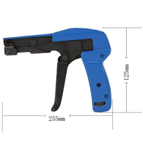 CATHERINE Pistolet Serre-câbles - Outil De Fixation Et De Coupe Avec Manche En Acier Spécial Pour Serre-câbles En Nylon Fixation Et Coupe Bleu 2 CATHERINE Pistolet Serre-câbles - Outil De Fixation Et De Coupe Avec Manche En Acier Spécial Pour Serre-câbles En Nylon Fixation Et Coupe Bleu – Image 2