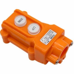IRISFR Lilaris Chaîne De Grue Interrupteur à Bouton-poussoir De Conduite Bouton De Levage Pendentif Contrôleur Antipluie Haut En Bas Interrupteur De Palan électrique，orange -Treuil, cric, palan et accessoires Soldes Boutique 59618178 4