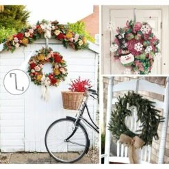 IRISFR Lilaris 6pcs Crochets De Porte,Durable Et Sans Percage,Robuste Crochet Porte Manteau XXL Protection En Mousse Reversible Crochets Serviette Crochet à Vêtements Chapeau Crochets,pour Portes Tiroirs Placards -Treuil, cric, palan et accessoires Soldes Boutique 59618287 4