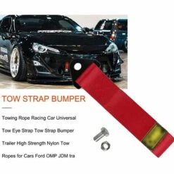 GALOZZOIT Sangle De Remorquage Corde De Voiture De Course Universal Sangle De Remorquage Sangle De Remorquage Bumper Trailer Cordes De Remorquage En Nylon De Haute Résistance Pour Voitures（2 Tonnes） -Treuil, cric, palan et accessoires Soldes Boutique 59853431 3