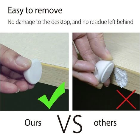 DENUOTOP Attache-fils Cable De Bureau Fixe Multifonctionnel 10 PCS, Organisateur De Cables De Données, Clip De Cable De Charge, Clip De Boucle De Collecte-A 3 DENUOTOP Attache-fils Cable De Bureau Fixe Multifonctionnel 10 PCS, Organisateur De Cables De Données, Clip De Cable De Charge, Clip De Boucle De Collecte-A – Image 3