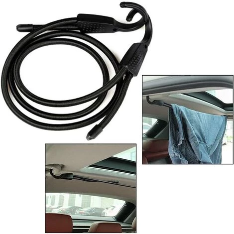 MINKUROW Tendeur Crochet En Acier Ouverture Extra Large, Elastiques Tendeur Bagage Avec Mousqueton, Noir 1 MINKUROW Tendeur Crochet En Acier Ouverture Extra Large, Elastiques Tendeur Bagage Avec Mousqueton, Noir