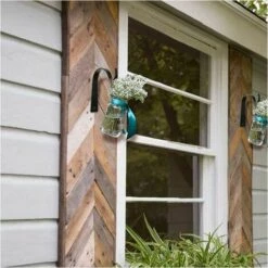 LUCKY-88 Crochet Mural En Fer Métallique 2 Pièces, Support De Plante Suspendu (noir) 8 LUCKY-88 Crochet Mural En Fer Métallique 2 Pièces, Support De Plante Suspendu (noir) -Treuil, cric, palan et accessoires Soldes Boutique 60061903 4