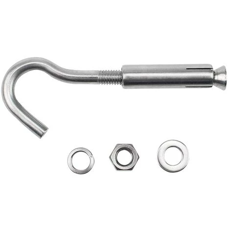 STARLIGHT SL.GT 4-Pack Boulons à Expansion M8 Crochets De Boulon D'ancrage 304 En Acier Inoxydable Boulons Crochet Ouvert Expansion Vis Boulons 2 STARLIGHT SL.GT 4-Pack Boulons à Expansion M8 Crochets De Boulon D'ancrage 304 En Acier Inoxydable Boulons Crochet Ouvert Expansion Vis Boulons – Image 2