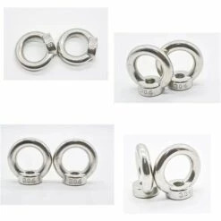 CHANCEY M6 Écrou à Anneau 10 Pcs 304 En Acier Inoxydable Filetage Écrou à Oeil De Levage Écrous à Œillet Pour Les Accessoires De Levage,SEMAket -Treuil, cric, palan et accessoires Soldes Boutique 60578284 5