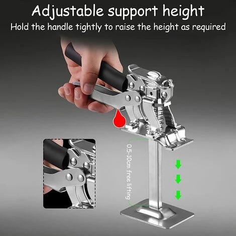 CHANCEY Cric À Main, Outil De Serrage De Vérin Portatif Capacité De 100 Kg Pour Les Sols, Les Fenêtres, Les Armoires, Le CVC, L'installation De Ponts - Échelle De Levage D'outils Auxiliaires,SEMAket 5 CHANCEY Cric À Main, Outil De Serrage De Vérin Portatif Capacité De 100 Kg Pour Les Sols, Les Fenêtres, Les Armoires, Le CVC, L'installation De Ponts - Échelle De Levage D'outils Auxiliaires,SEMAket – Image 5