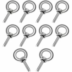 CHANCEY Lot De 10 Boulons à œil M4*10 En Acier Inoxydable 304 - Anneau De Levage - Forme De Bague Filetage Mâle De De Poids Marin Boulons Et Divers équipements De Levage D'ingénierie,SEMAket
