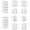 GROOFOO Cable De Bureau Fixe Multifonctionnel 10 PCS, Organisateur De Cables De Données, Clip De Cable De Charge, Clip De Boucle De Collecte-A