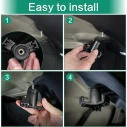 NAXUNNN 2 Pcs Crochet De Coffre De Voiture Crochet De Sac à Provisions De Voiture Crochet De Stockage De Coffre De Voiture Support 20kg Accessoires De Suspension Coffre Pour Tesla Model 3 -Treuil, cric, palan et accessoires Soldes Boutique 60747486 4