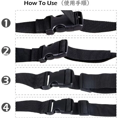 NAXUNNN Sangle à Boucle Rapide 25 Mm 38 Mm Sangle D'Arrimage 4 Pièces Sangle à Cliquet Plastique Courroie De Serrage Pour Fixation Bagage (1,5 M, A - Noir - 25mm) 3 NAXUNNN Sangle à Boucle Rapide 25 Mm 38 Mm Sangle D'Arrimage 4 Pièces Sangle à Cliquet Plastique Courroie De Serrage Pour Fixation Bagage (1,5 M, A - Noir - 25mm) – Image 3