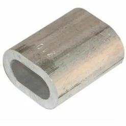 CYCLINGCOLORS Manchon à Sertir 11mm Aluminium Pour Câble Acier Armature Raccord Connecteur Réparation Serre