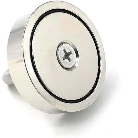 MEZHENG Aimant En Néodyme Super Puissant 120 Kg - Aimants Puissants - Idéal Pour La Pêche Magnétique - Ø 60 Mm Avec œillet En Néodyme 2 MEZHENG Aimant En Néodyme Super Puissant 120 Kg - Aimants Puissants - Idéal Pour La Pêche Magnétique - Ø 60 Mm Avec œillet En Néodyme – Image 2