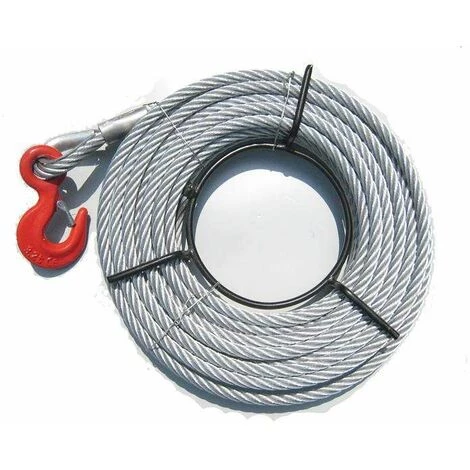 Varan Motors - Hoh800 Tire-fort, Tire-câble Manuel, Treuil De Halage à Levier 800Kg + Câble 20 Mètres ø8.3mm - Gris 2 Varan Motors - Hoh800 Tire-fort, Tire-câble Manuel, Treuil De Halage à Levier 800Kg + Câble 20 Mètres ø8.3mm - Gris – Image 2