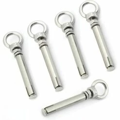 Vis M6x80mm De Boulon à œil à Expansion Avec Anneau De Levage En Acier Inoxydable 5 Pack GrooFoo