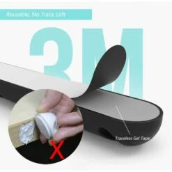 MEZHENG Support De Câble À 5 Canaux 6 Pièces, Organisateur De Câbles Noir Et Blanc, Pinces Auto-Adhésives Pour Cordon D'alimentation, Câble De Usb, Charge Et Audio, Acheminement Des Câbles, Bureau Et Domicile -Treuil, cric, palan et accessoires Soldes Boutique 63473951 4