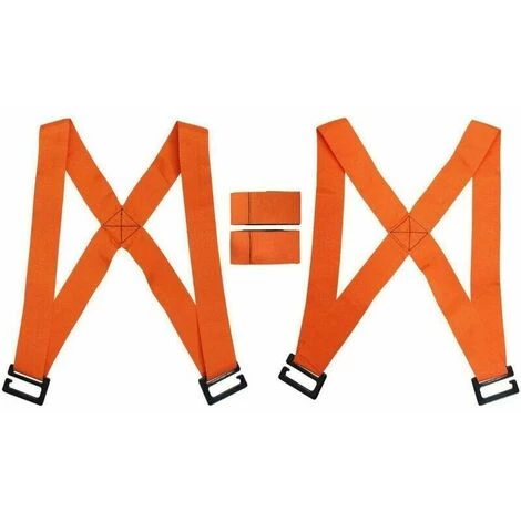 CLEGGFR Sangles De Levage Et De Déplacement Conçues Pour Les Objets, Les Objets Lourds Sans Mal De Dos, Les Sangles Et Les Harnais (système De Levage Et De Déplacement D'épaule à 2 Personnes),LO-Ron 2 CLEGGFR Sangles De Levage Et De Déplacement Conçues Pour Les Objets, Les Objets Lourds Sans Mal De Dos, Les Sangles Et Les Harnais (système De Levage Et De Déplacement D'épaule à 2 Personnes),LO-Ron – Image 2