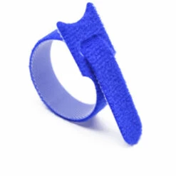 ELLE Ttache Cable, Noir Réglable Réutilisable Serre Cable Auto-agrippant 100 Pièces 150 X 12 Mm(bleu)