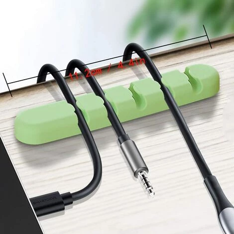 HKLFFJA Pinces à Câble Organisateur De Gestion Des Câbles Clips Câbles Adhésifs Organiseur Et Gestion Maintient Et Cache-câbles De Bureau Pour Câble De Charge, Cordon D'alimentation, Câble USB 4 Pièces 4 HKLFFJA Pinces à Câble Organisateur De Gestion Des Câbles Clips Câbles Adhésifs Organiseur Et Gestion Maintient Et Cache-câbles De Bureau Pour Câble De Charge, Cordon D'alimentation, Câble USB 4 Pièces – Image 4