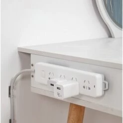 JUNJUN-Support De Bande D'alimentation, Lot De 5 Supports De Bande D'alimentation Auto-adhésifs, Système De Gestion Des Câbles Sans Poinçon. -Treuil, cric, palan et accessoires Soldes Boutique 63800808 5