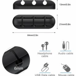 LYCXAMES Support De Cable Serre-cables Gestion Des Cables, Paquet De 3 Pinces Pour Cables Gestion Des Cables Organisateur De Cables Gestion De Cables Polyvalente-D 7 LYCXAMES Support De Cable Serre-cables Gestion Des Cables, Paquet De 3 Pinces Pour Cables Gestion Des Cables Organisateur De Cables Gestion De Cables Polyvalente-D -Treuil, cric, palan et accessoires Soldes Boutique 63814158 3