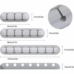 LYCXAMES Support De Cable Serre-cables Gestion Des Cables, Paquet De 3 Pinces Pour Cables Gestion Des Cables Organisateur De Cables Gestion Des Cables Polyvalente-B -Treuil, cric, palan et accessoires Soldes Boutique 63814272 3