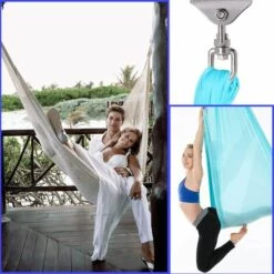 RHAFAYRE Lourds Crochet De Plafond Avec SUS304 Acier Inoxydable 450KG Capacité 360 ° Rotation, Plafond Ensembles Bois Béton Pour Hamac Crochets à Suspendre Kit Avec Mousqueton Et Vis 9 RHAFAYRE Lourds Crochet De Plafond Avec SUS304 Acier Inoxydable 450KG Capacité 360 ° Rotation, Plafond Ensembles Bois Béton Pour Hamac Crochets à Suspendre Kit Avec Mousqueton Et Vis -Treuil, cric, palan et accessoires Soldes Boutique 63937918 5