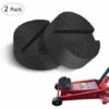 AOUGO Coussinet De Cric Universel, Bloc De Support De Protection De Soudure De Pincement De Rail De Cadre Antidérapant En Caoutchouc Fendu Pour Cric De Voiture (lot De 2)