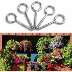 GALOZZOIT 12 Pcs M6*80mm Crochets à Oeil Vis Avec Tubes D'expansion, Crochets Piton à Visser En Acier Inoxydable, Boulon à œil Oeillets à Vis, Auto Taraudeuse Anneau Vis Pour Suspension Intérieure Extérieure Style A 9 GALOZZOIT 12 Pcs M6*80mm Crochets à Oeil Vis Avec Tubes D'expansion, Crochets Piton à Visser En Acier Inoxydable, Boulon à œil Oeillets à Vis, Auto Taraudeuse Anneau Vis Pour Suspension Intérieure Extérieure Style A -Treuil, cric, palan et accessoires Soldes Boutique 64108463 5