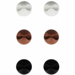 NAXUNNN Lot De 6 Clips Câble Durable, Range-câbles Et Serre-câbles, Self-adhésif, Organiseur Et Rangement De Bureau