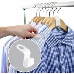 ARC-EN-CIéL 30 Pièces Crochets De Connecteur De Cintre De Vêtements Connecteurs De Cintre Peu Encombrants Clips De Suspension Fermés Clips D'Extension De Cintre Blancs Avec Sac En Tissu à Cordon,Arcenciél 8 ARC-EN-CIéL 30 Pièces Crochets De Connecteur De Cintre De Vêtements Connecteurs De Cintre Peu Encombrants Clips De Suspension Fermés Clips D'Extension De Cintre Blancs Avec Sac En Tissu à Cordon,Arcenciél -Treuil, cric, palan et accessoires Soldes Boutique 64126815 4